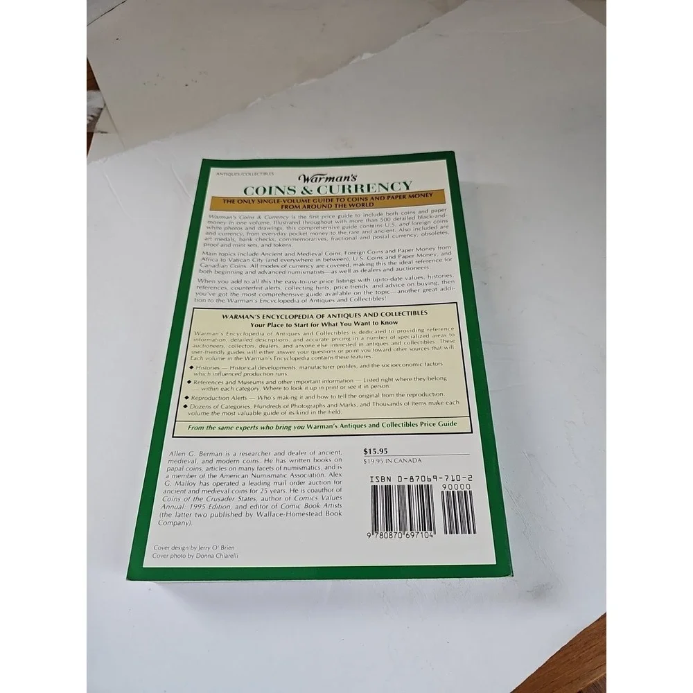 Warman's Coins & Currency by Alex G. Malloy, Allen G. Berman